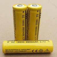 ding li shi jia 4pcs 18650 battery rechargeable battery 3 7v 9900mah li ion battery for led flashlight torch batteries