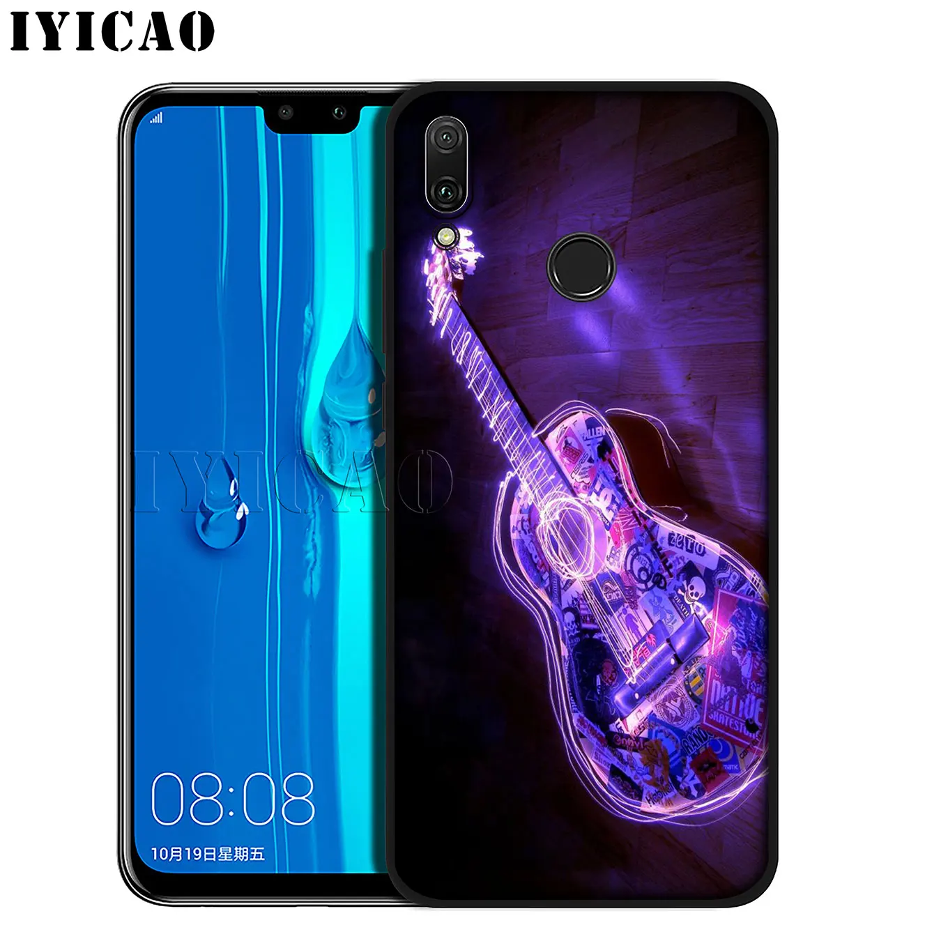 Роскошный мягкий силиконовый чехол для телефона IYICAO Music guitar DJ Huawei Mate 30 20 10 Pro Lite Nova