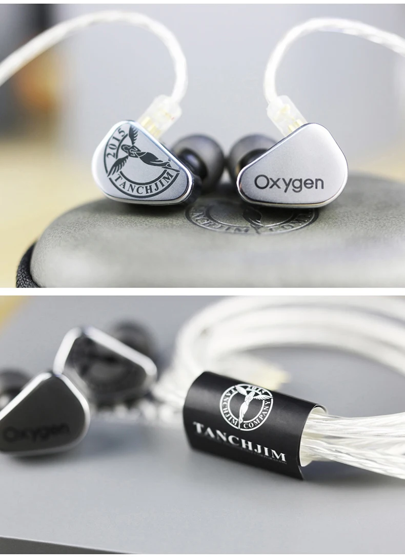 Наушники TANCHJIM Oxygen Dynamic Drive Unite In Ear HIFI монитор спортивные наушники с отсоединяемым