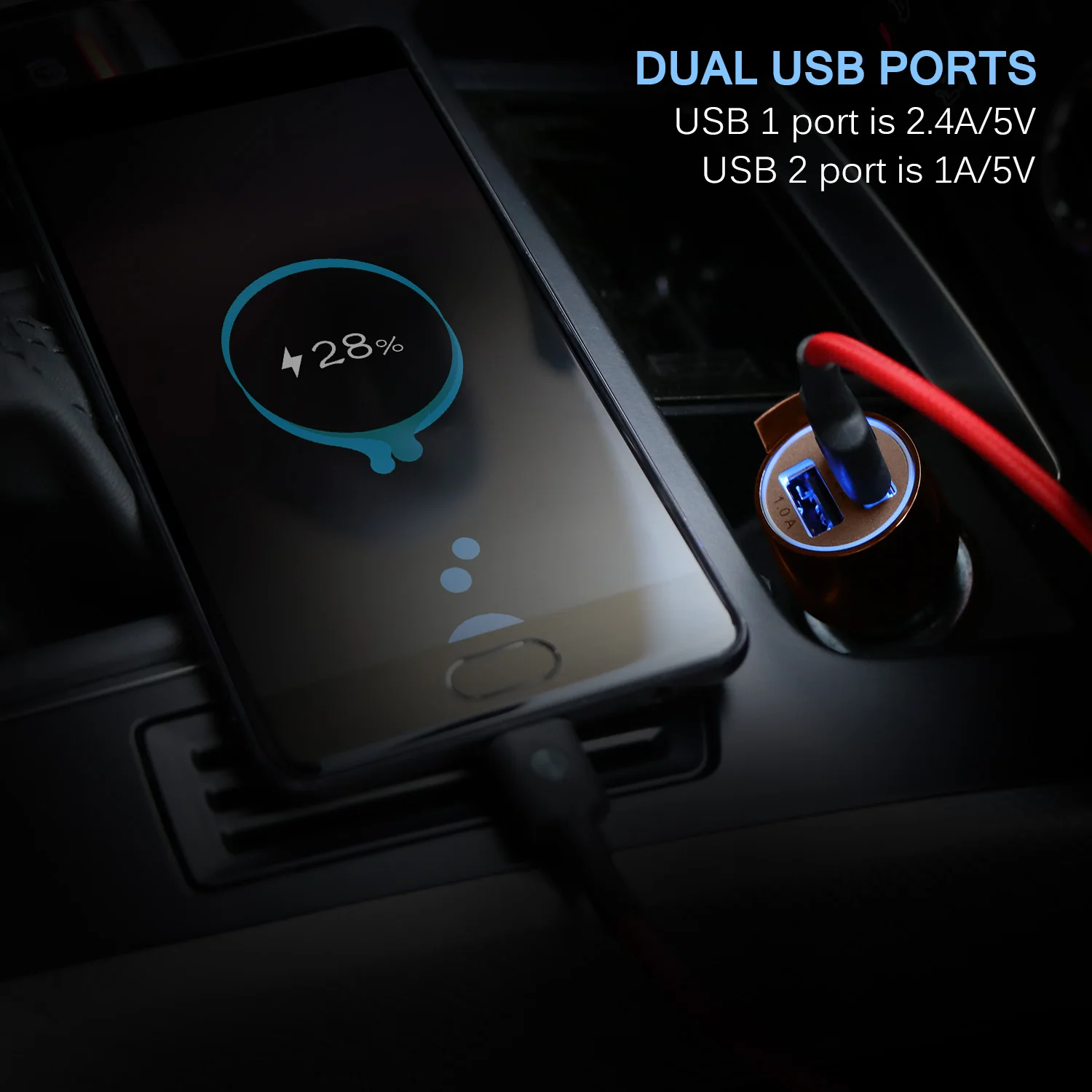 DC5V Dual USB быстрая зарядка автомобиля зарядное устройство для Зарядное устройство для быстрого Зарядное устройство мобильного телефона Быстрый Зарядное устройство автомобиля-Зарядное устройство Аварийные молотки резак ремня безопасности