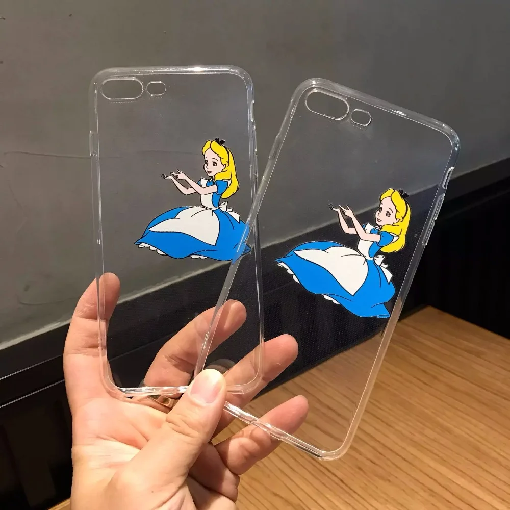 Роскошные Силиконовые ТПУ Девушка с рисунком чехол для Apple iPhone 7 плюс 6 6S 5 5S SE
