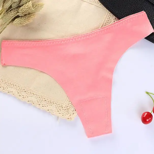 water melon 3838 L'bellagiovanna, женские трусики-стринги для активного отдыха, хлопковое бесшовное нижнее белье для девочек-подростков, стринги, горячая распродажа, маленький размер, Bragas 1852 - Цвет: water melon 3838