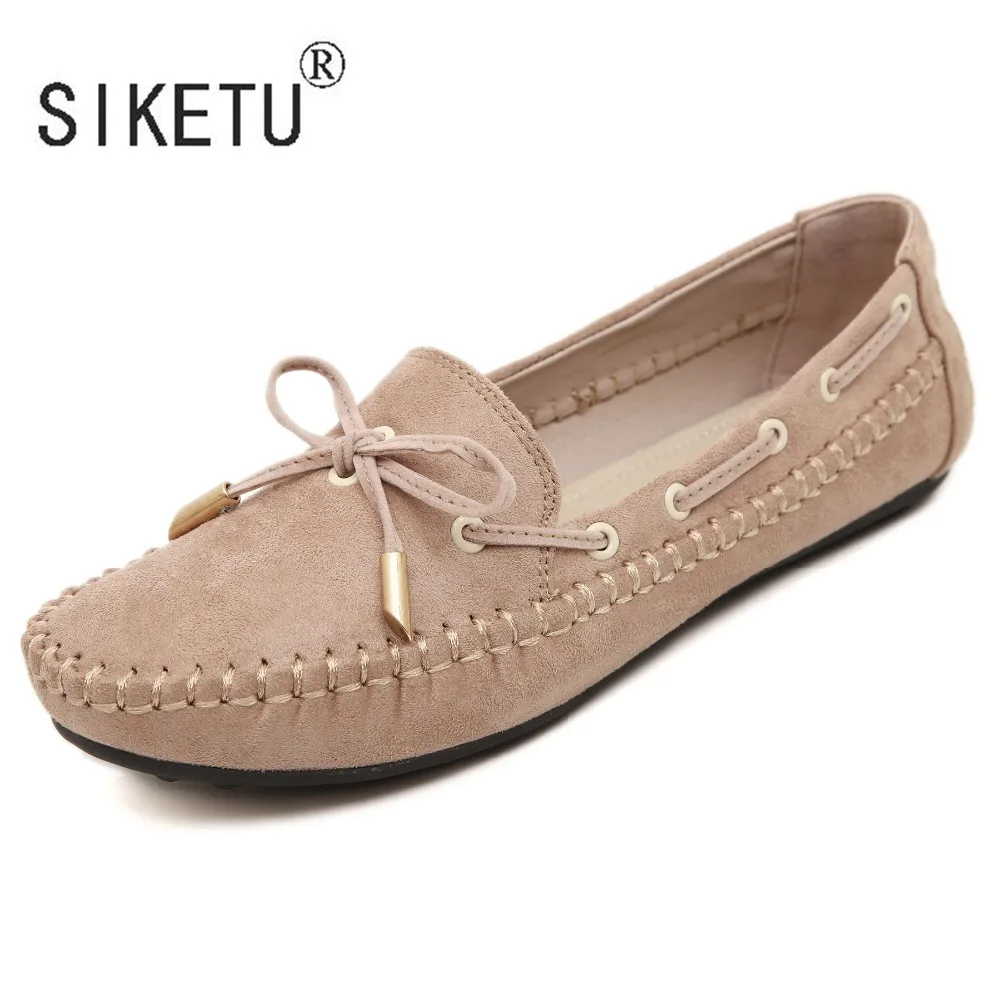 Новейшие женские лоферы из искусственной кожи с круглым носком Повседневные