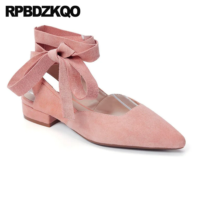 женщин сандалии зашнуровать красивая Slingback розовый Ремень для лодыжки Свадебная