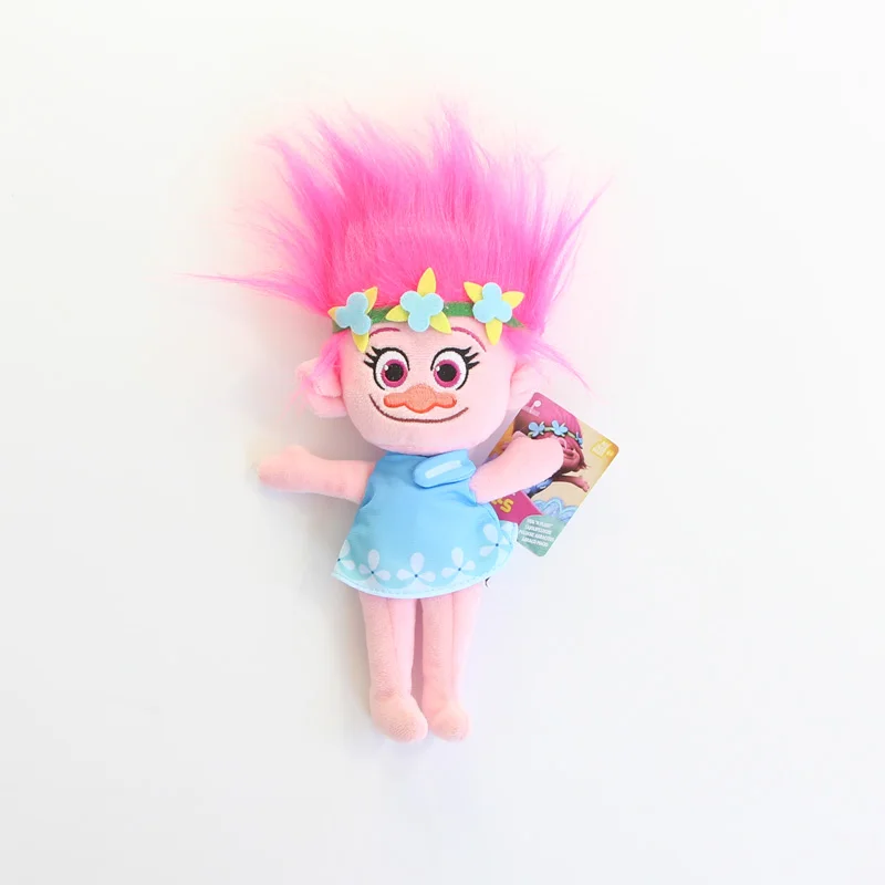 Новое поступление игрушек для детей 23 см плюшевые фигурки троллей Поппи и ветки