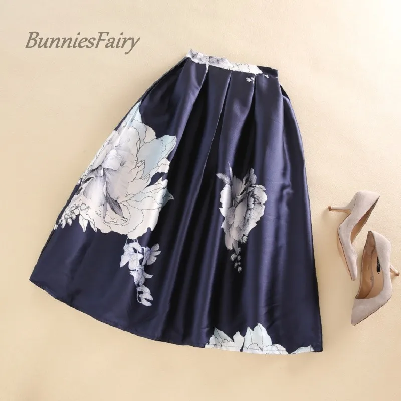 BunniesFairy 2021 новые летние Винтаж Цветочный принт плиссированное платье с коротким и
