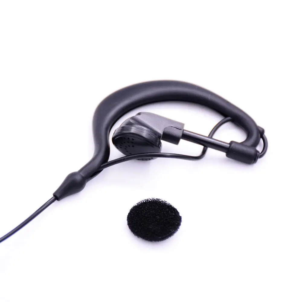 Наушники BAOFENG PTT с микрофоном и зажимом одинарные наушники пуш апом для Kenwood TYT Baofeng