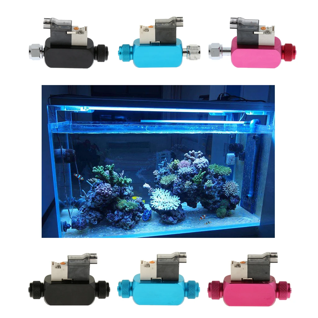 Amagogo DC 12V CO2 аквариумный Электрический электромагнитный клапан для резервуара