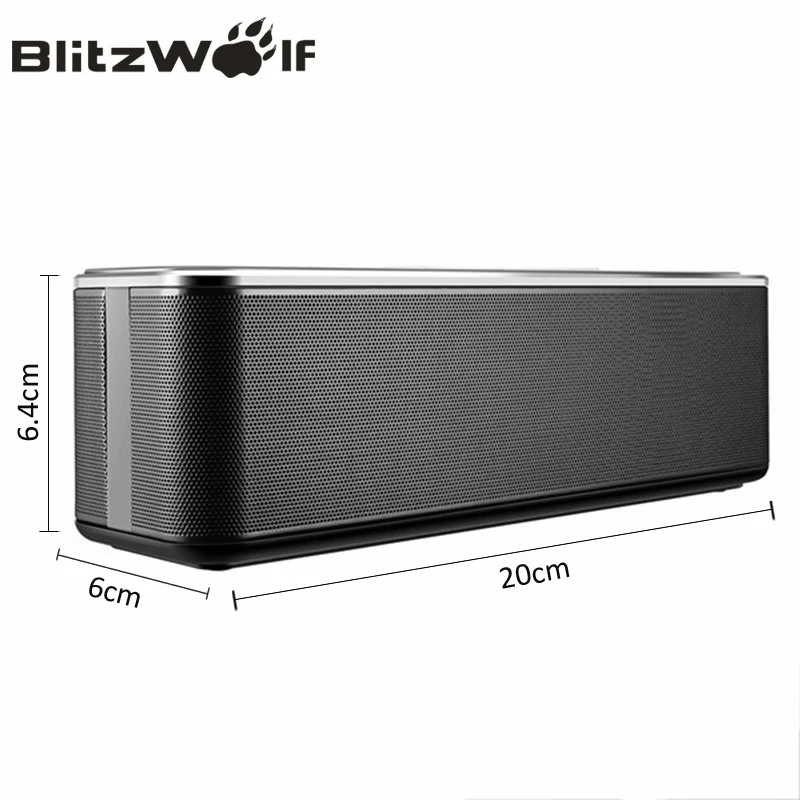 BlitzWolf 20 Вт двойной 10 мини беспроводной bluetooth динамик портативный стерео Саундбар