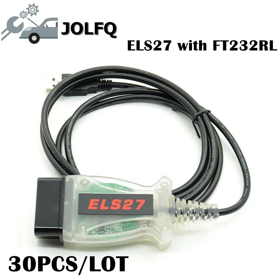 30 шт./лот Профессиональный obd2 diagnsotic scanenr ELS27 FORScan зеленая печатная плата + чип FTDI