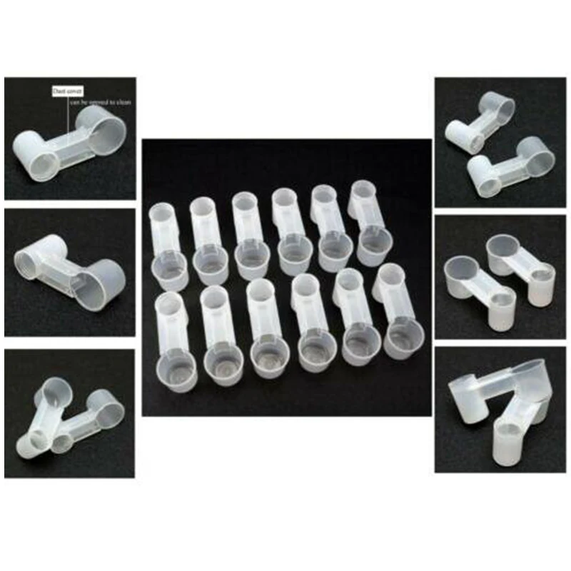 Poultry Fountain Drinker Cup Quail Soda Small Hanging Threads Bottle Replacement Water Bird Pigeon Hen Plastic