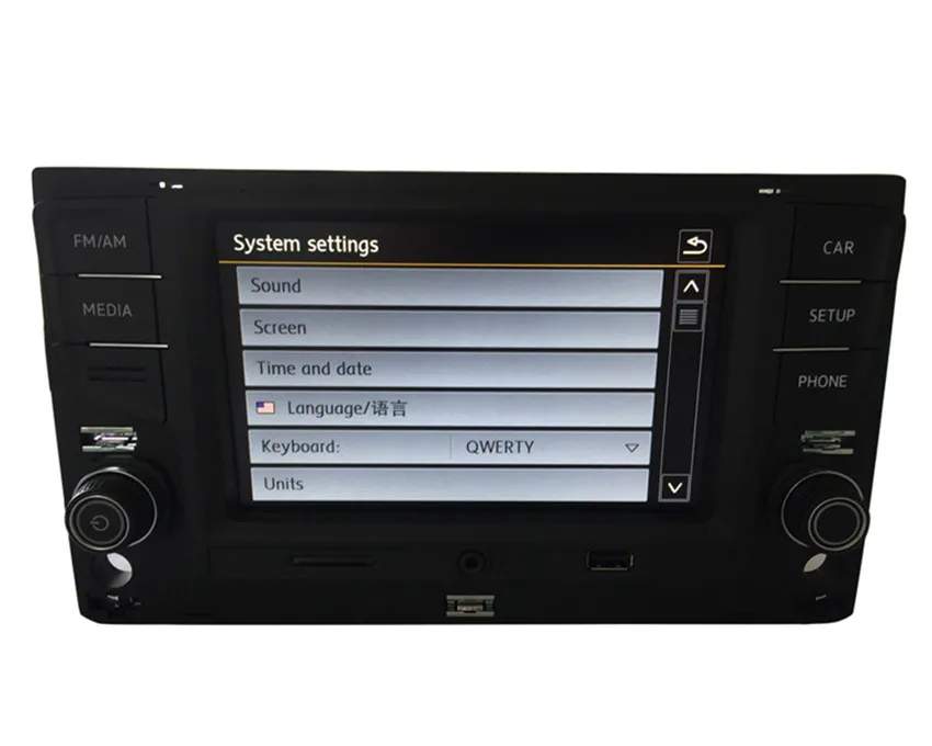 Гольф 7 MIB MQB CARPLAY приложение VW GOLF MK7 VII Passat B8 Tiguan L Touran Carplay 6 5 &quotMIB радио 5GD035280B 5GD 035 280