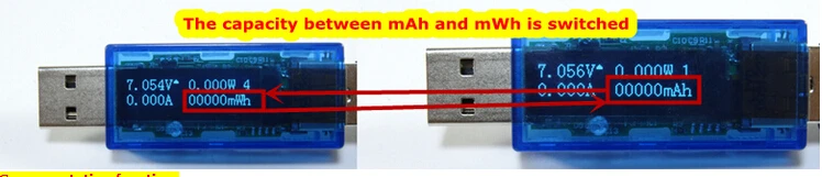 QC 2 0 Быстрая зарядка цифровой экран 4 бит OLED USB вольтметр измеритель тока