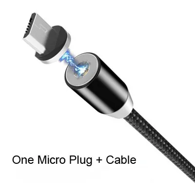 Магнитный зарядный кабель type-C для Apple, Micro usb type-C, телефонный кабель для iPhone X, 7, 8, 6, для samsung, Xiaomi, магнитный кабель для зарядки - Тип штекера: Micro cable