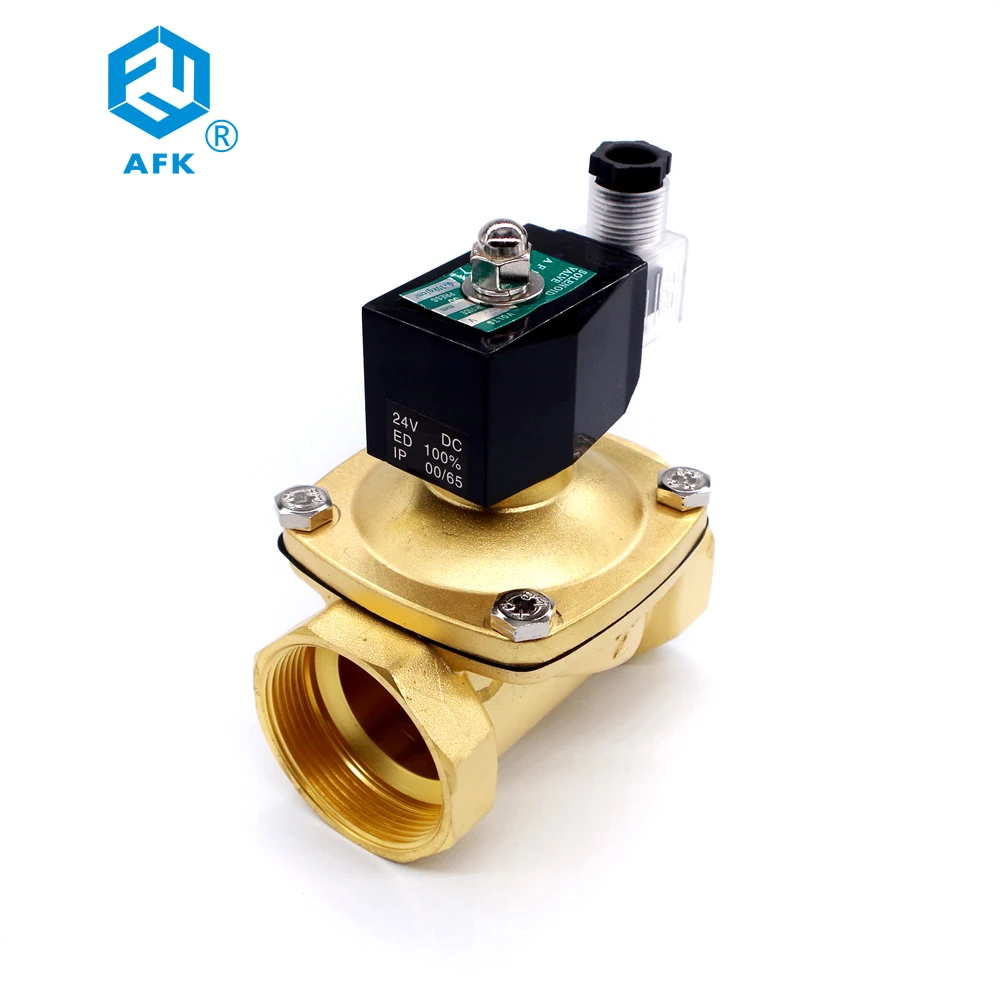 2 Way Латунь 6 бар N/C 1 1/4 &quotГазовый электромагнитный клапан 24V DC AC220V|solenoid valve 24v|solenoid