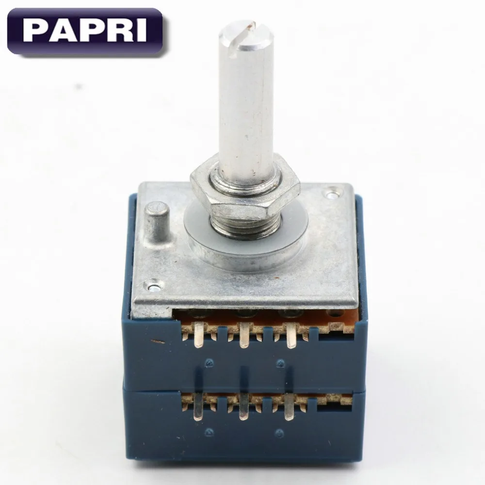 PAPRI Япония ALPS RK27 2*250K регулятор громкости потенциометр круглый вал 6 мм стерео
