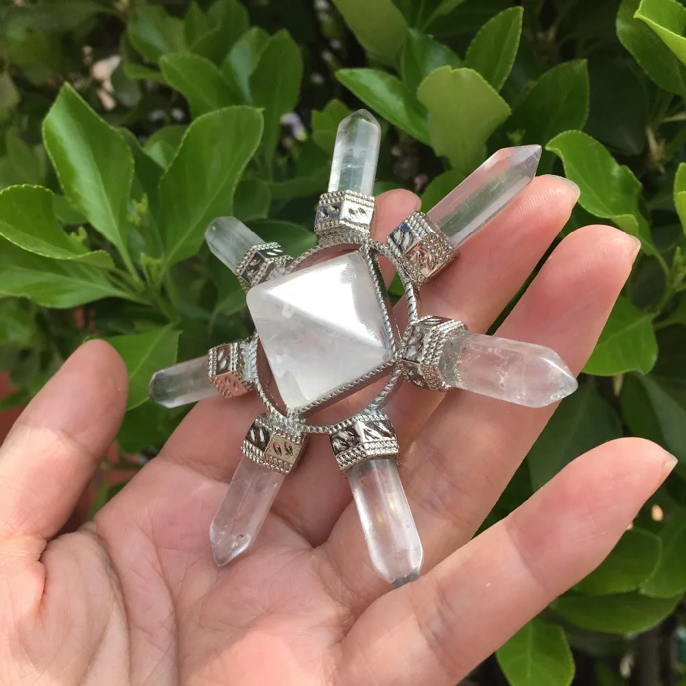 Натуральный дневной пирамидный наконечник исцеляющая башня с накоплением