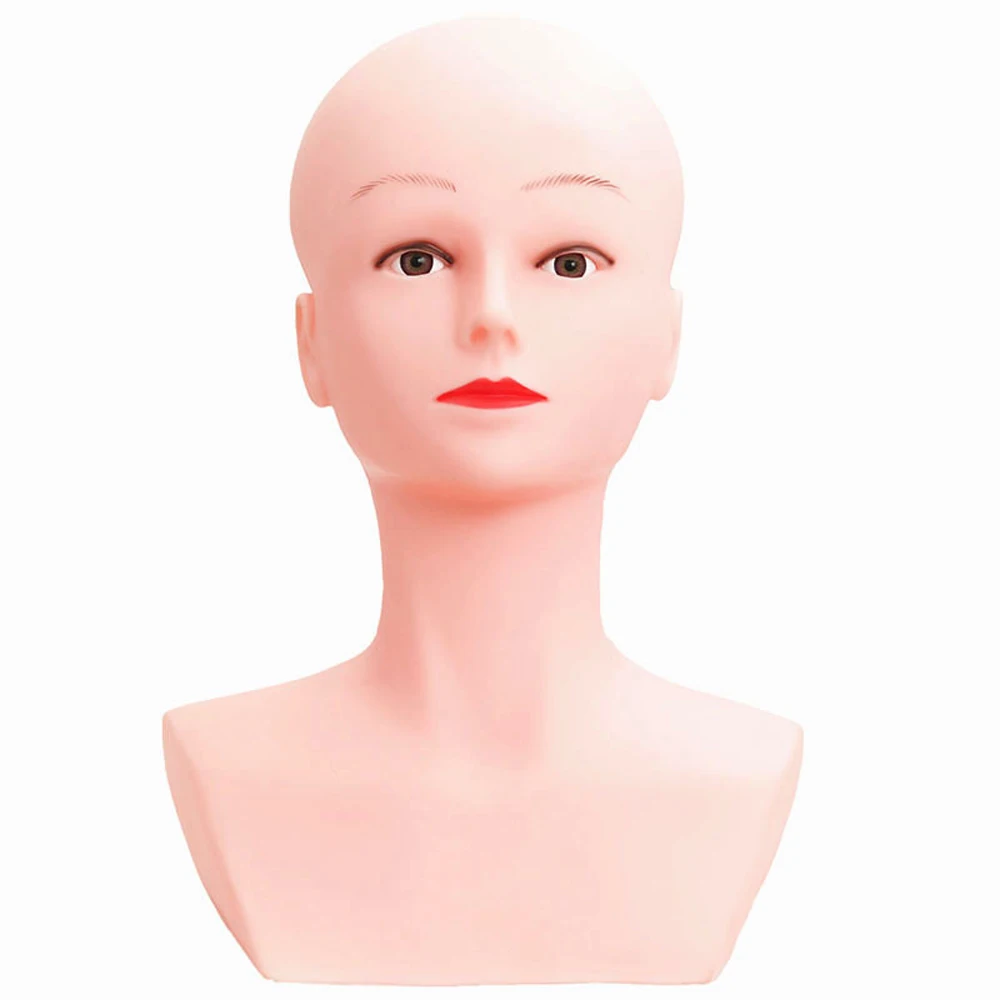 

Женский манекен голова Косметическая Модель парик дисплей очки шляпа гарнитура Стенд Манекен головы с плечевым макияжем