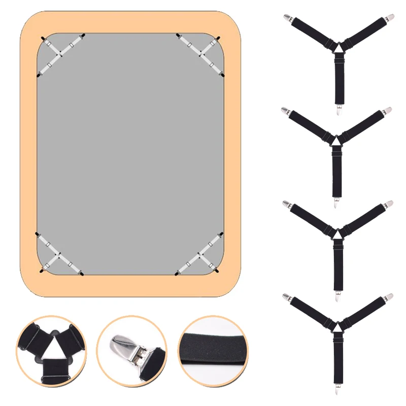 1 шт. универсальный зажим для крепления держатель простыней застежка ремешок