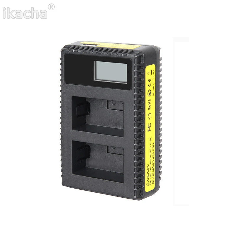 EN EL3e зарядное устройство ENEL3e LCD USB с двойной камерой для Nikon D70S D80 D90 D50 D300S D300 D100 D200