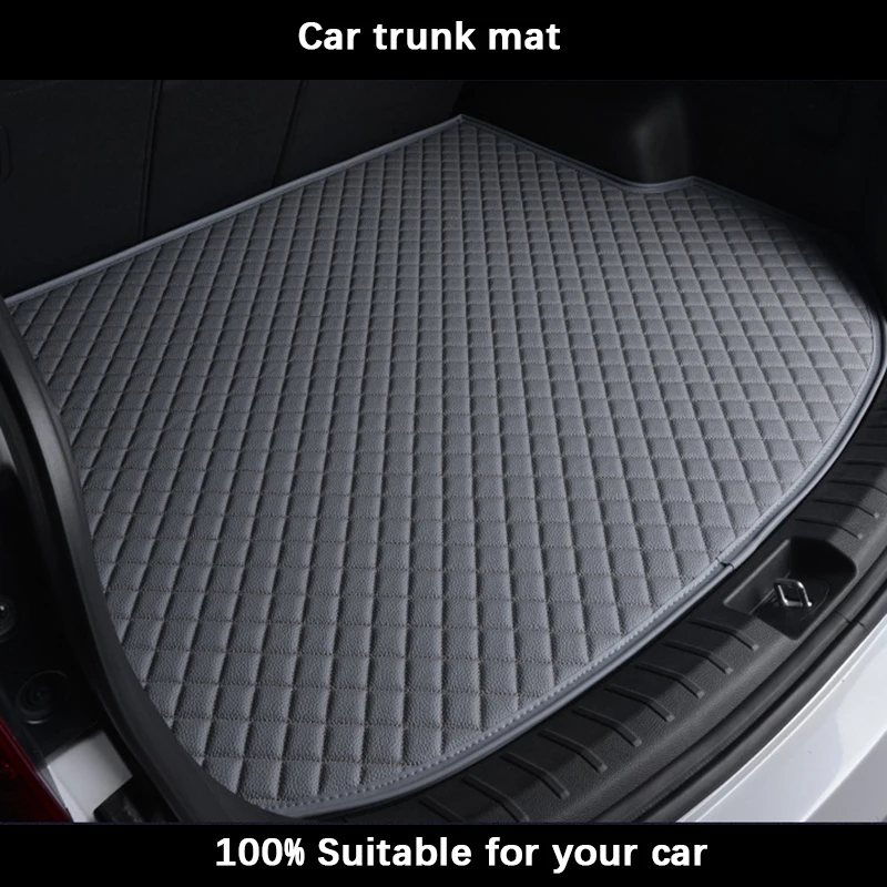 car trunk mats for SEAT all models LEON Ibiza Cordoba Toledo Marbella Terra RONDA styling floor mat Custom Cargo Liner |