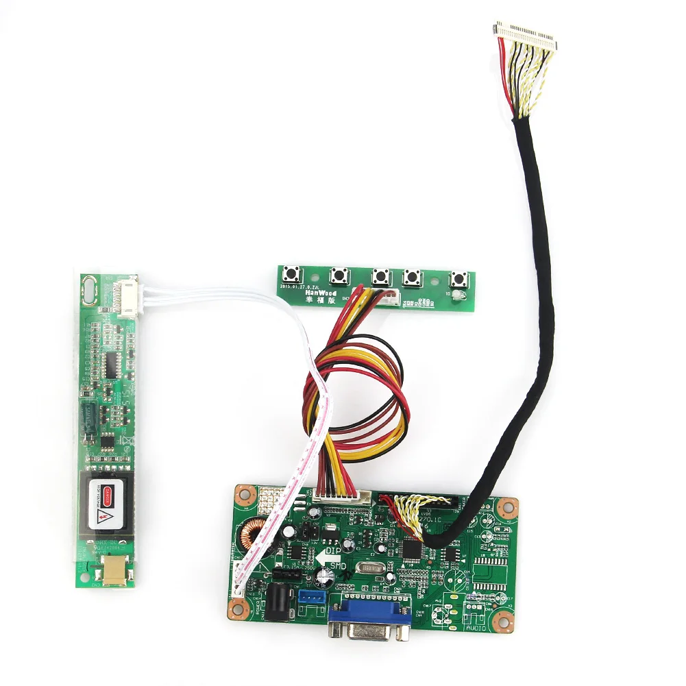 

VGA Board For LP154WX4-TLC1 B154EW08 LCD/LED Control Driver Board 1280x800 LVDS Monitor Reuse Laptop