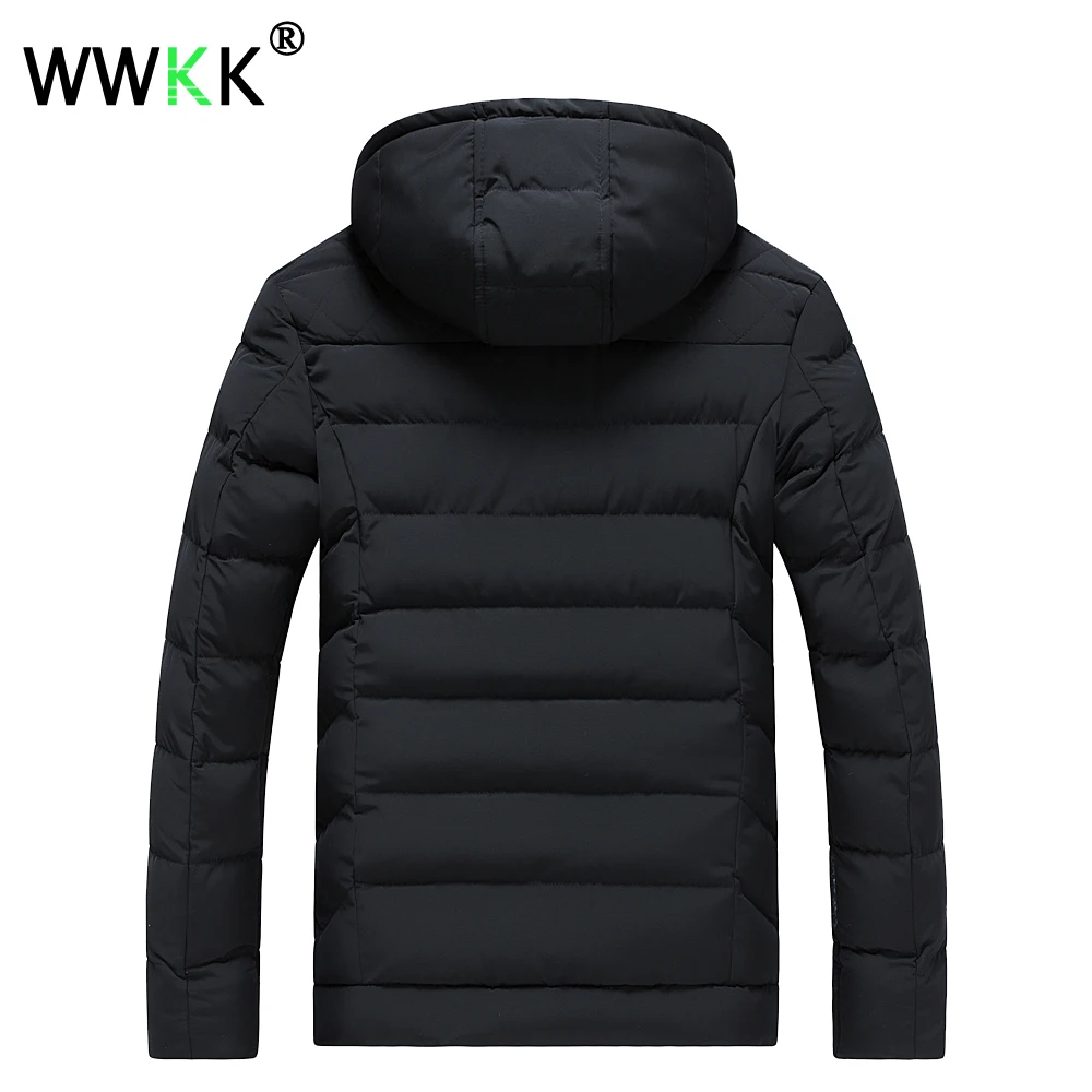 WWKK новая зимняя куртка теплая парка Мужская Тренч мужская одежда подкладка из хлопка куртка Аляска Подростковая ветрозащитная непромокаемая Верхняя одежда Топы