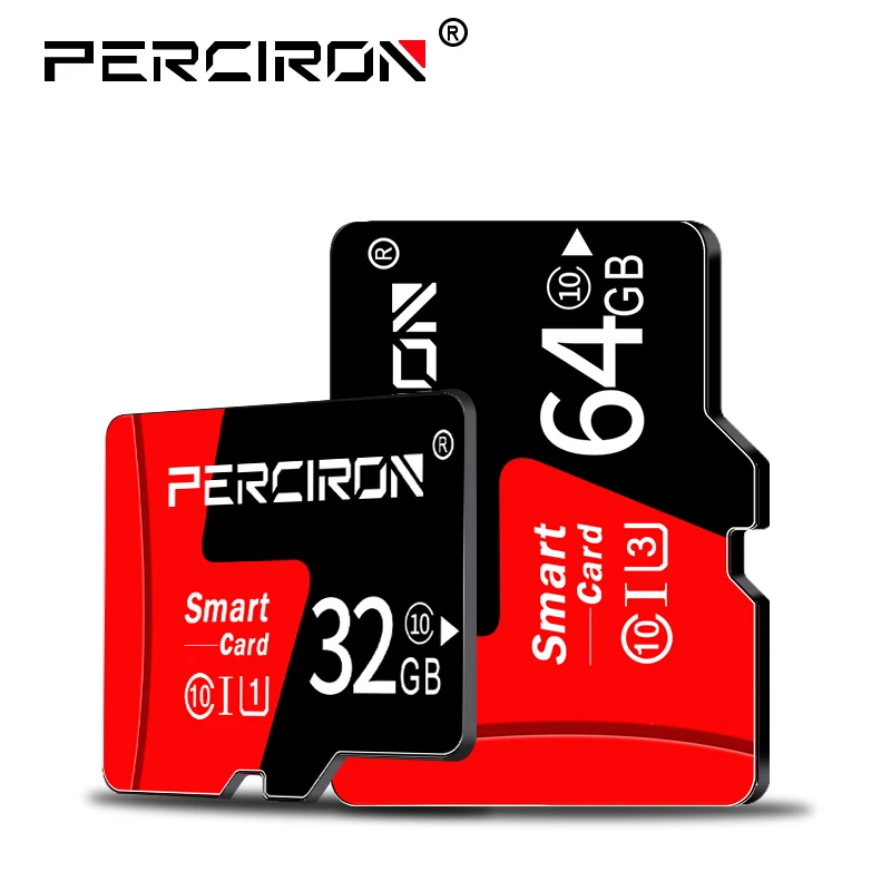 Карта памяти PERCIRON top micro sd 64 Гб TF/sd-карта s 32 ГБ 16 ГБ 8 ГБ высокоскоростная карта Micro sd для смартфона/планшета/ПК