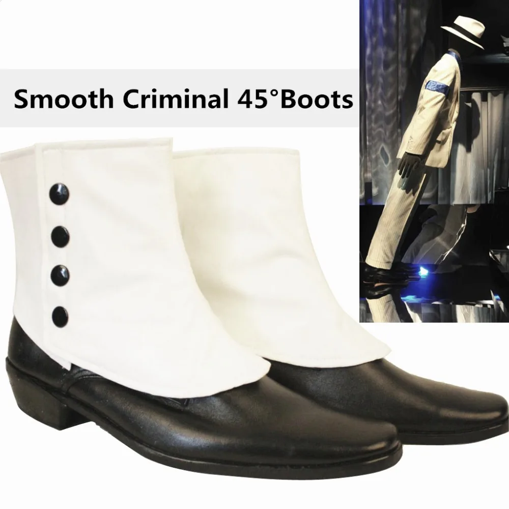 Rare Michael Jackson Smooth Criminal Leaning Shoes Boots Show Moonwalk 1990-1995