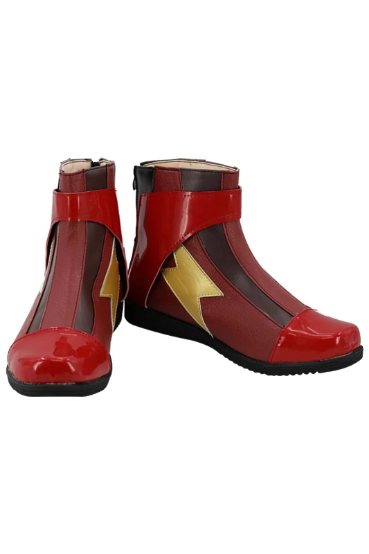 Ботинки Flash Shoes для Хэллоуина Костюмные ботинки косплея обувь европейского