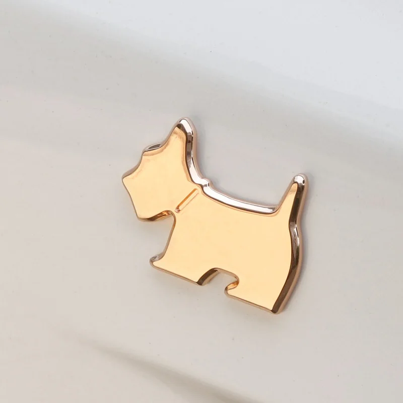 Noizzy милый щенок автомобильная наклейка собака эмблема 3D металлический ботинок