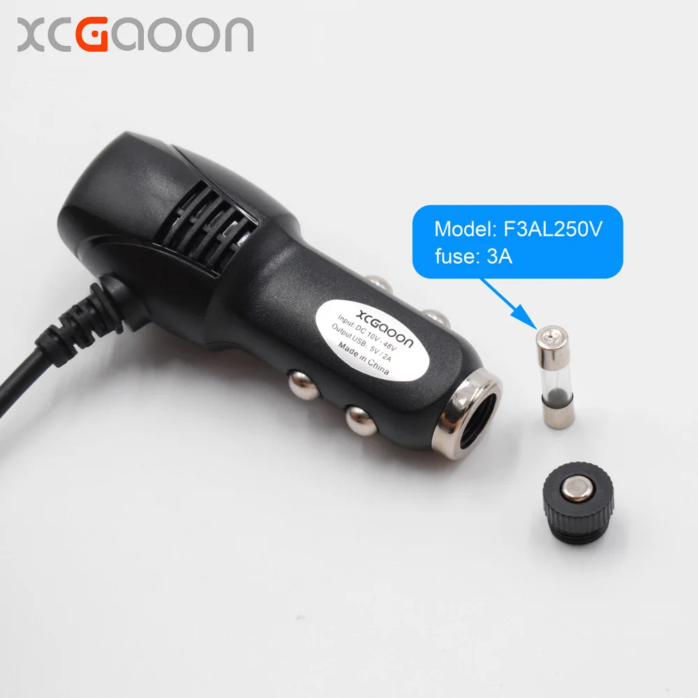 Автомобильное зарядное устройство XCGaoon адаптер Micro USB 3 5 м в 2 а с usb-портом для