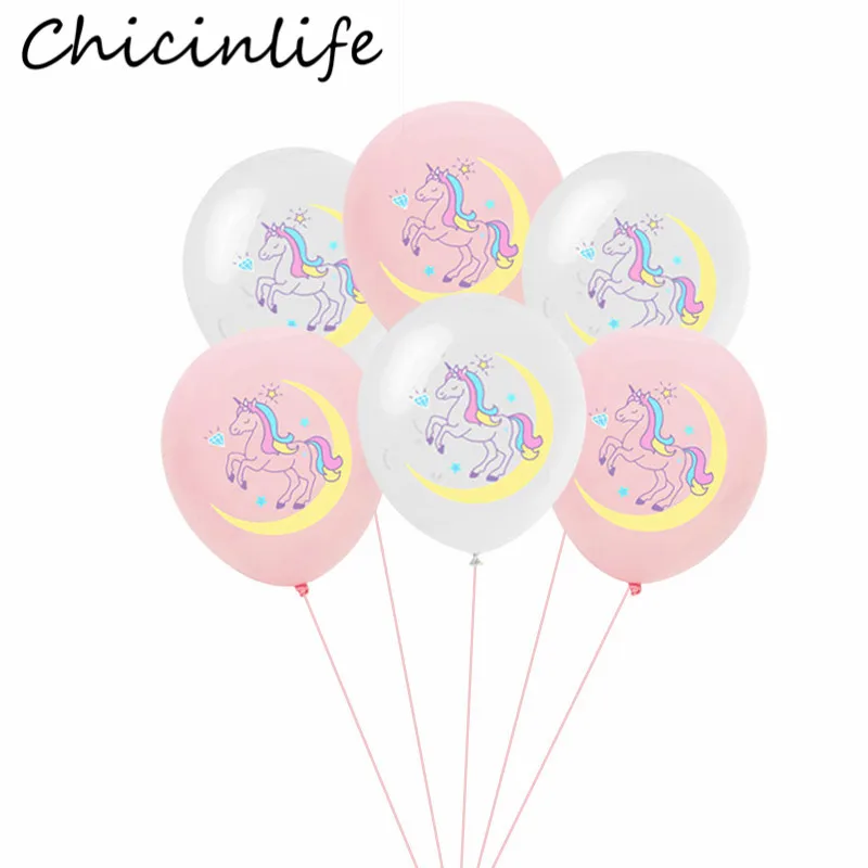 

10Pcs 12inch Unicorn Party Latex Balloon Happy Birthday Party Decor Baby Shower Wedding Kids Adult Birthday Anniversary Supplies