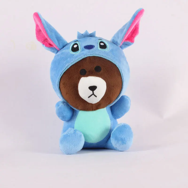 21 см Teddy Bear Плюшевые игрушки куклы с присоской брелок мягкой заполнены ребенок