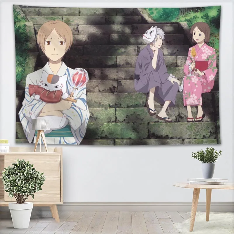 Гобелен Нацумэ Yuujinchou аниме гобелен настенный Лесной покрывало коврик для йоги