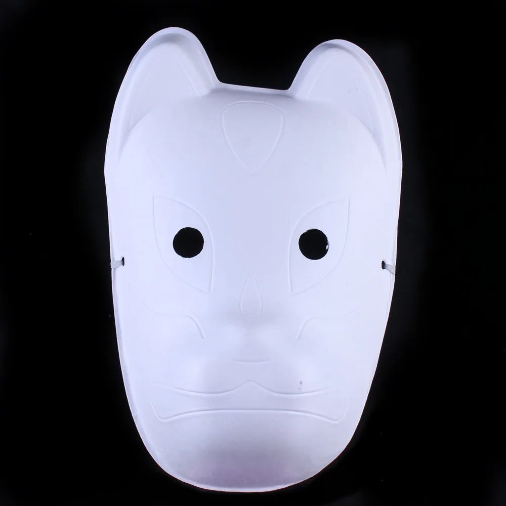 10 шт. маски для маскарада без рисунка|party mask|paper pulpmask white |