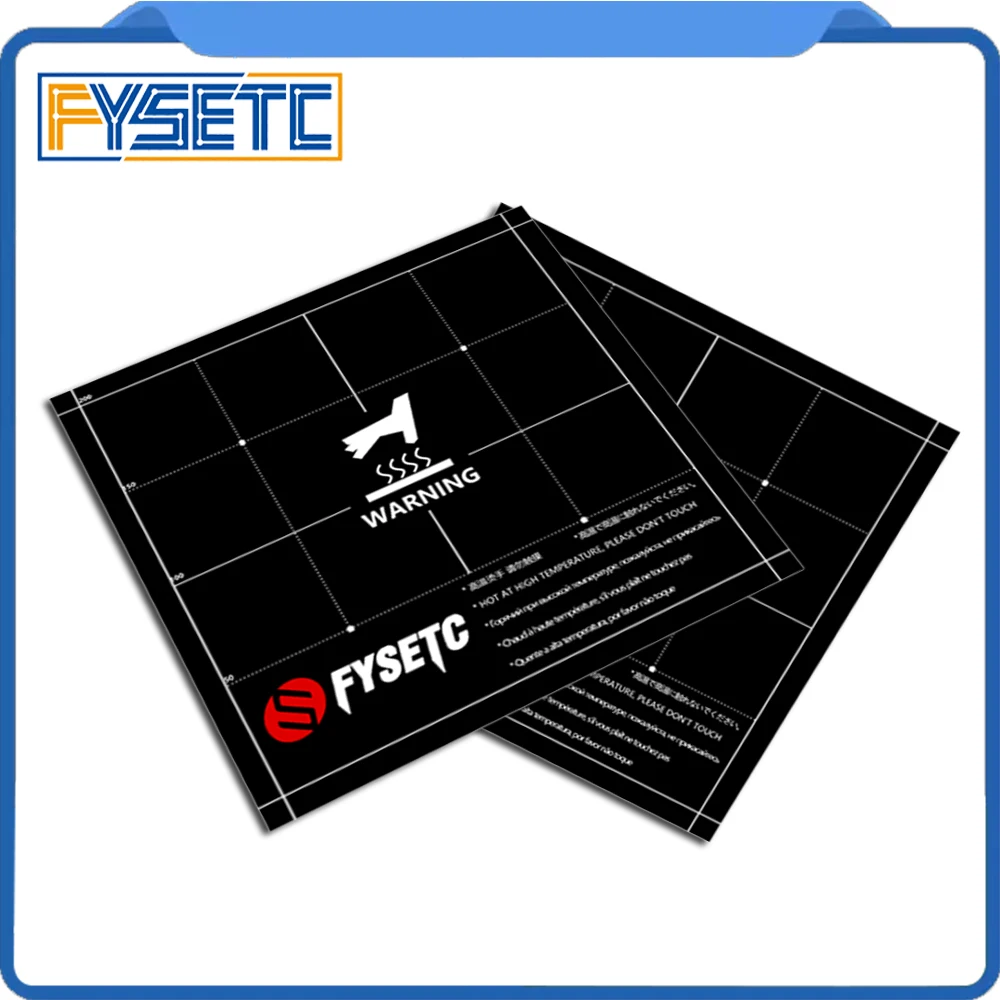 

Лист для 3D-принтера Anet A6, A8, Тарантул наклейки для кровати, 220x220 мм, 2 шт.