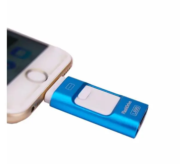 Новый 2017 i-flashdrive 3 в 1 USB флэш-накопитель 8 ГБ 16 32 64 Гб 128 OTG для iphone 7/7s/6/6s/plus Mirco otg ipad /