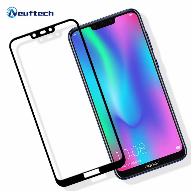 С уровнем твердости 9 H полное покрытие закаленное Стекло на для Huawei Honor 10 Lite V20