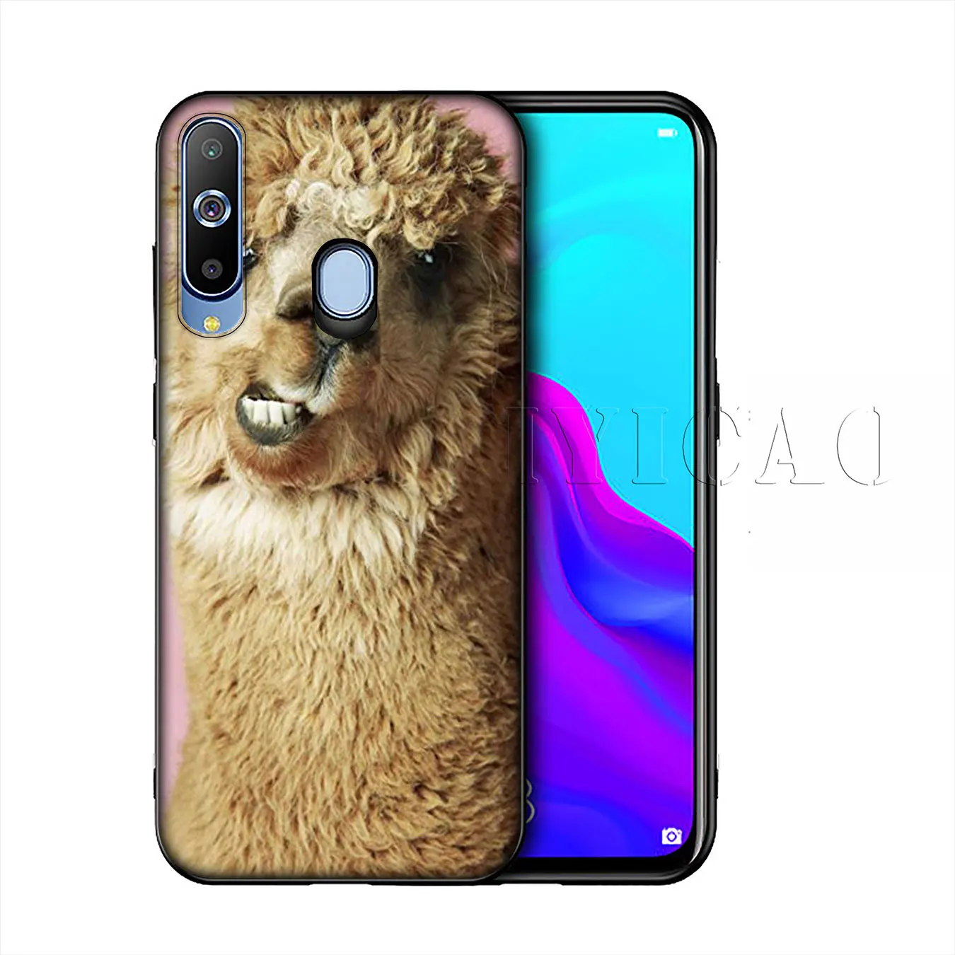 Мягкий силиконовый чехол IYICAO лама альпаки с животными для Samsung Galaxy A10 A30 A40 A50 A70 M10 M20