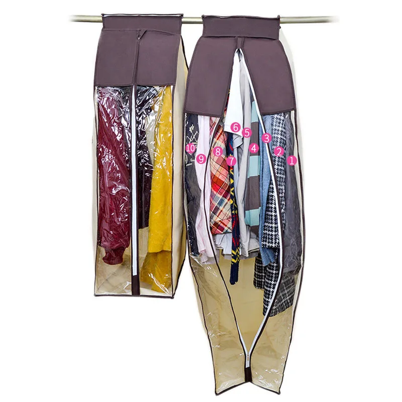 Мешки от пыли для одежды из нетканого материала подвесной органайзер шкафа чехол