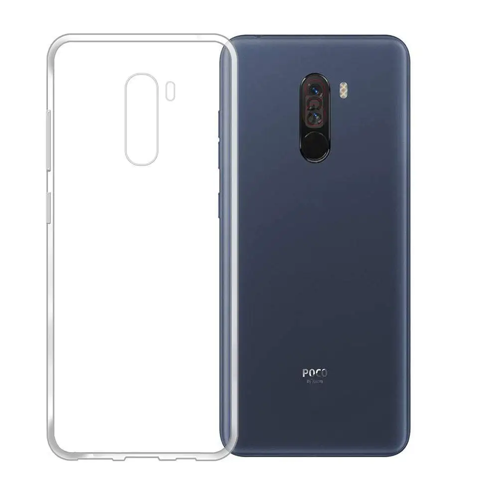Мягкий силиконовый чехол с защитой от падения для Xiaomi Pocophone F1 противоударный
