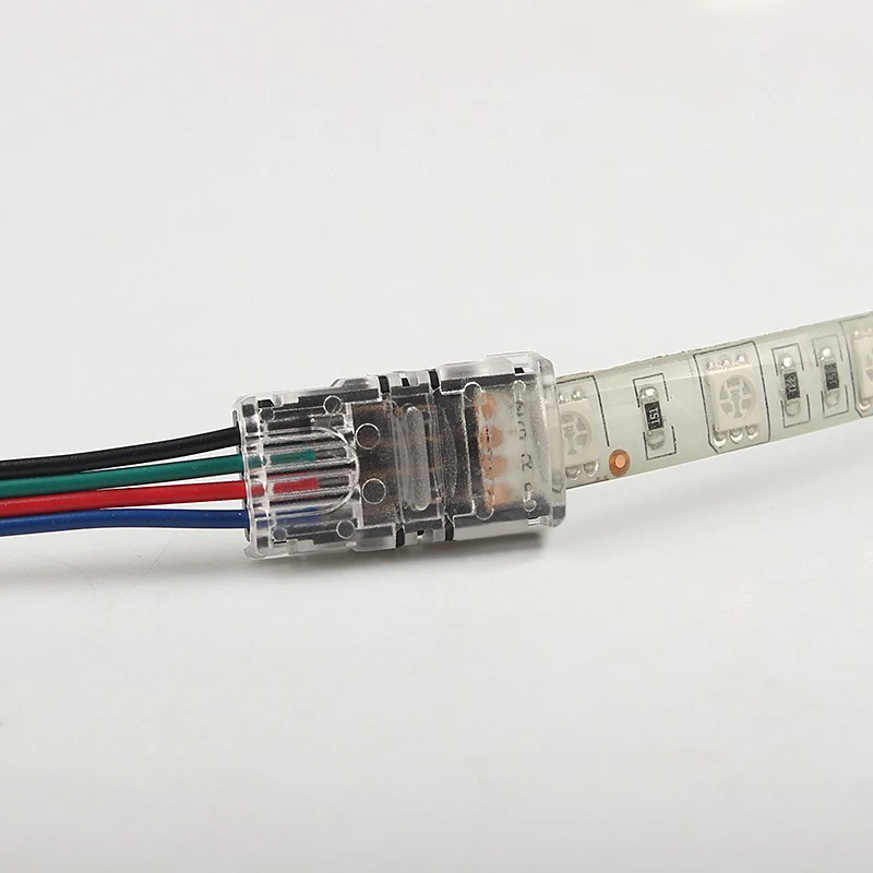 4 контактный 10 мм RGB провод разъема светодиода разъем для 5050 SMD ip65