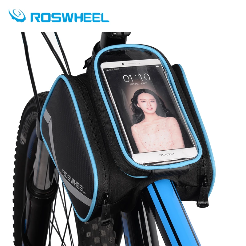 Сумка велосипедная водонепроницаемая для сенсорных экранов 6 2 дюйма|bike bag front|bicycle