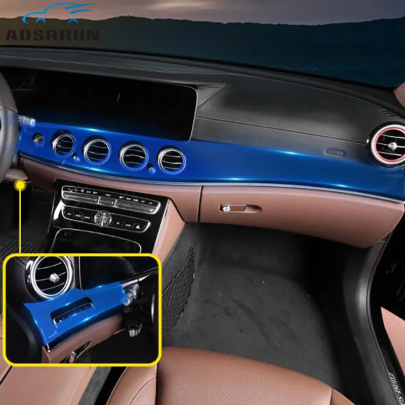 

Middle air outlet instrument protection film Car accessories For Mercedes-Benz E-class 2016 2017 2018 2019 w213