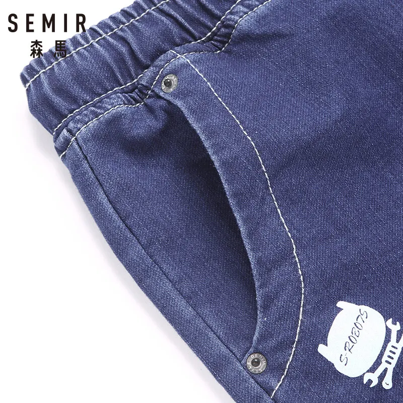 SEMIR джинсовые шорты мужские 2019 летние новые пятые брюки корейские повседневные
