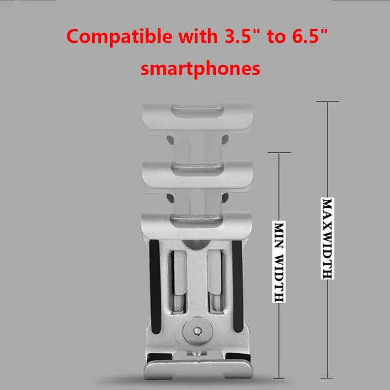 

New Aluminium Alloy Bike Phone Holder 3.5-6.5" Cell Phone GPS Mount Holder Bicycle Phone Support Cycling Bracket Mount 5 Colors