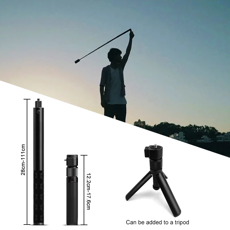 Ручная селфи палка и Ручка монопод 1/4 винт для Insta360 Paranomic камера ONE X VR Спортивная