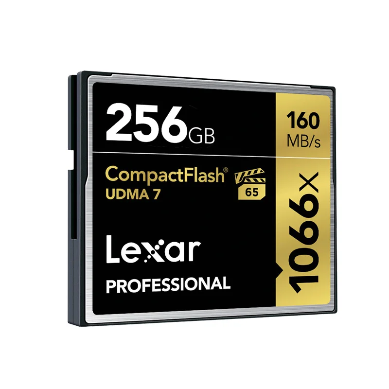 100% оригинальная карта Lexar CF 1066x флэш карты памяти 256 ГБ высокая скорость 160 МБ/с./с