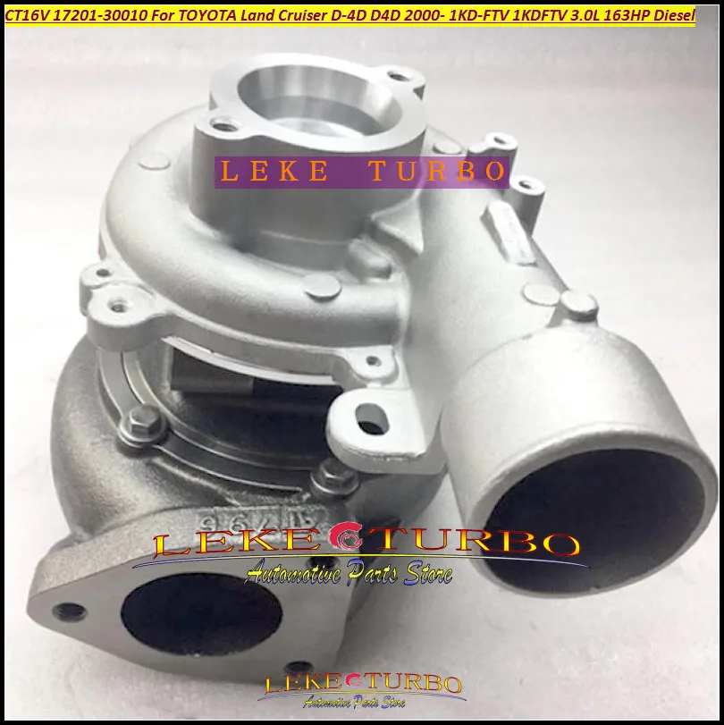 Турбо Турбокомпрессор CT16V 17201-30010 17201 30010 1720130010 для TOYOTA Land Cruiser LandCruiser D-4D 1KD-FTV 1KD FTV 1 KDFTV 3.0L